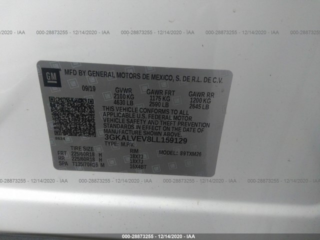 Photo 8 VIN: 3GKALVEV8LL159129 - GMC TERRAIN 