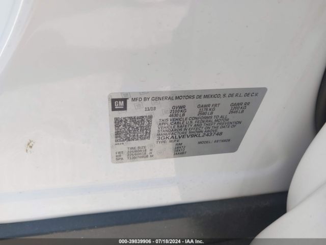 Photo 8 VIN: 3GKALVEV9KL243748 - GMC TERRAIN 