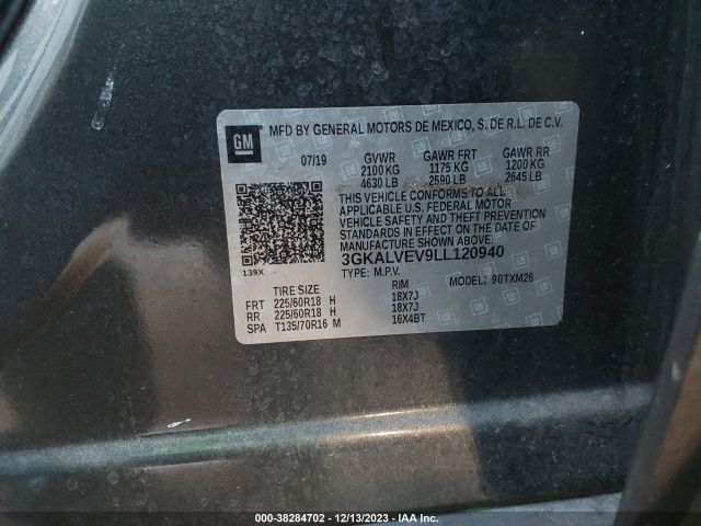 Photo 8 VIN: 3GKALVEV9LL120940 - GMC TERRAIN 