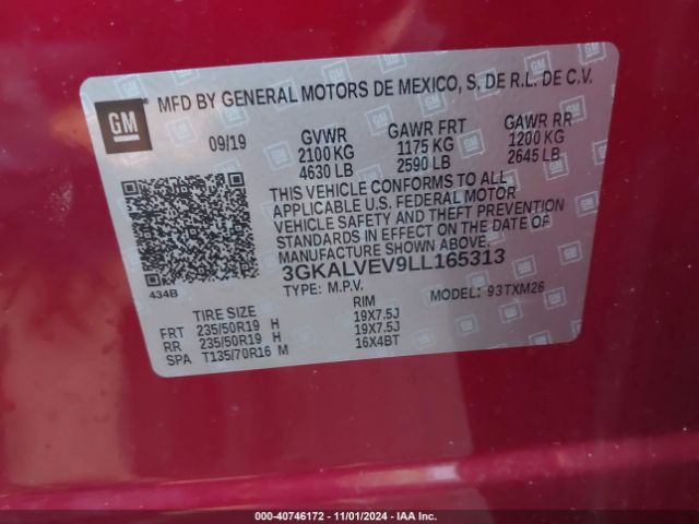 Photo 8 VIN: 3GKALVEV9LL165313 - GMC TERRAIN 