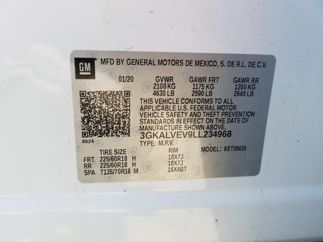 Photo 9 VIN: 3GKALVEV9LL234968 - GMC TERRAIN SL 