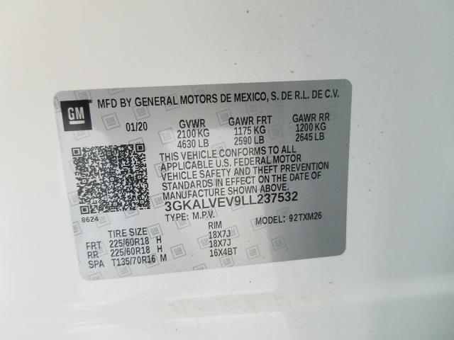 Photo 9 VIN: 3GKALVEV9LL237532 - GMC TERRAIN SL 