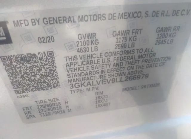 Photo 8 VIN: 3GKALVEV9LL266979 - GMC TERRAIN 