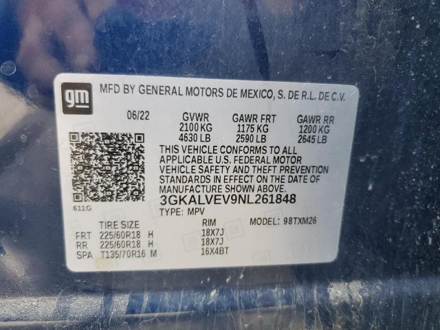 Photo 12 VIN: 3GKALVEV9NL261848 - GMC TERRAIN SL 