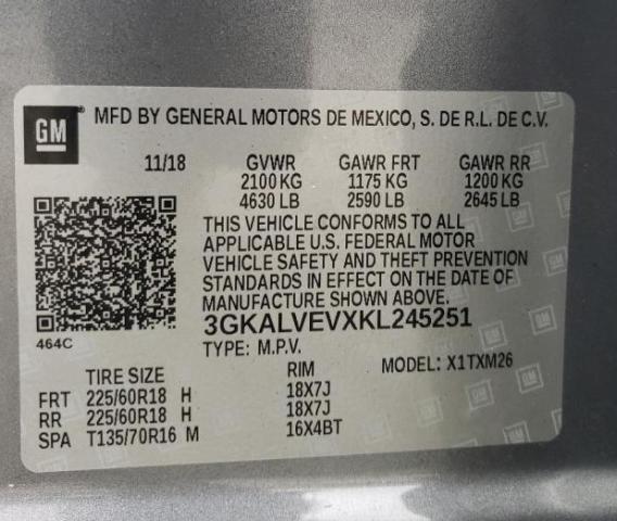 Photo 13 VIN: 3GKALVEVXKL245251 - GMC TERRAIN SL 