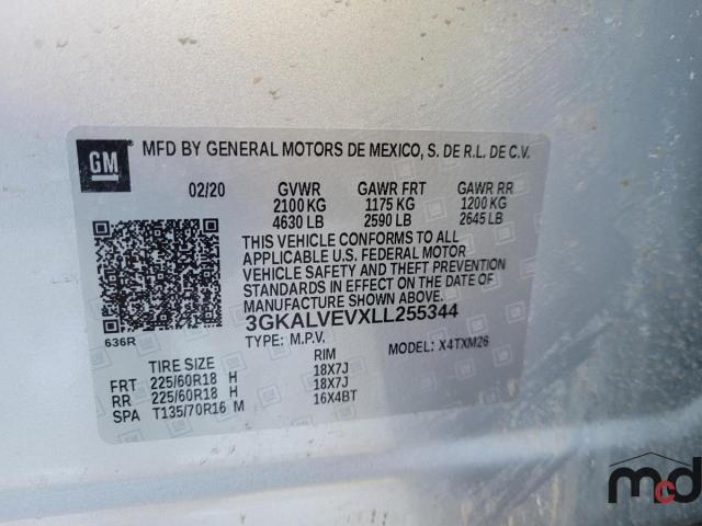 Photo 8 VIN: 3GKALVEVXLL255344 - GMC TERRAIN 