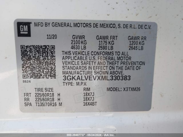 Photo 8 VIN: 3GKALVEVXML330383 - GMC TERRAIN 