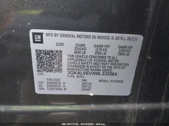 Photo 8 VIN: 3GKALVEVXML333364 - GMC TERRAIN 