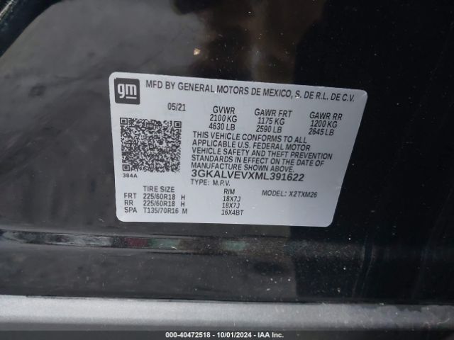 Photo 8 VIN: 3GKALVEVXML391622 - GMC TERRAIN 