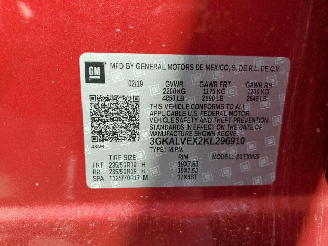 Photo 9 VIN: 3GKALVEX2KL296910 - GMC TERRAIN SL 