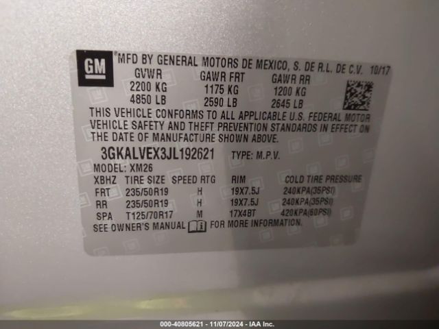 Photo 8 VIN: 3GKALVEX3JL192621 - GMC TERRAIN 