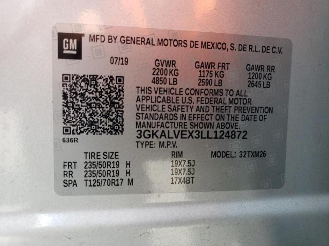 Photo 12 VIN: 3GKALVEX3LL124872 - GMC TERRAIN SL 