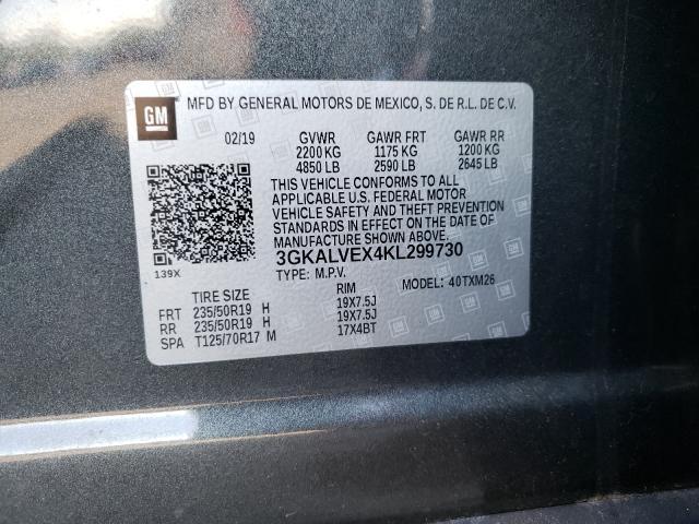 Photo 9 VIN: 3GKALVEX4KL299730 - GMC TERRAIN SL 