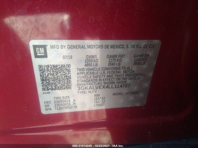 Photo 8 VIN: 3GKALVEX4LL114707 - GMC TERRAIN 