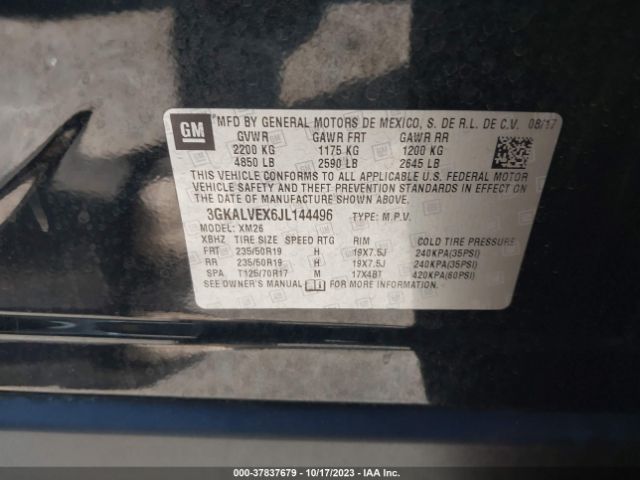 Photo 8 VIN: 3GKALVEX6JL144496 - GMC TERRAIN 