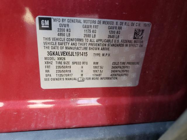 Photo 9 VIN: 3GKALVEX6JL191415 - GMC TERRAIN SL 