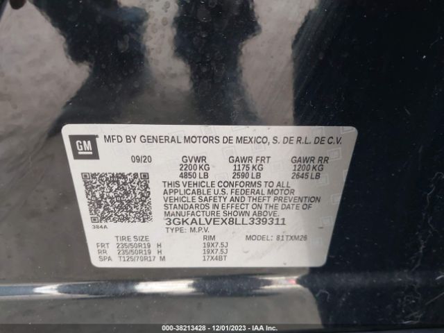 Photo 8 VIN: 3GKALVEX8LL339311 - GMC TERRAIN 