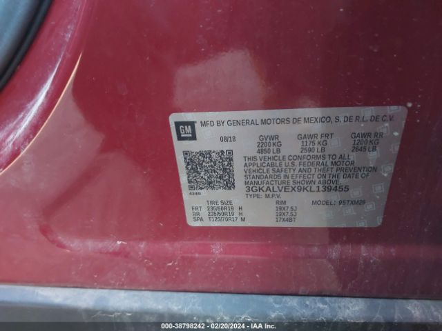 Photo 8 VIN: 3GKALVEX9KL139455 - GMC TERRAIN 