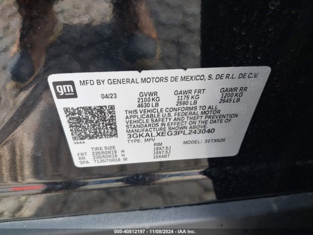 Photo 8 VIN: 3GKALXEG3PL243040 - GMC TERRAIN 