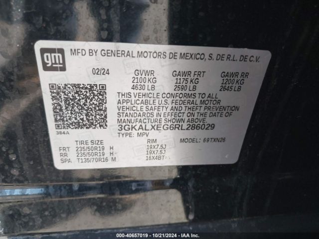 Photo 8 VIN: 3GKALXEG6RL286029 - GMC TERRAIN 