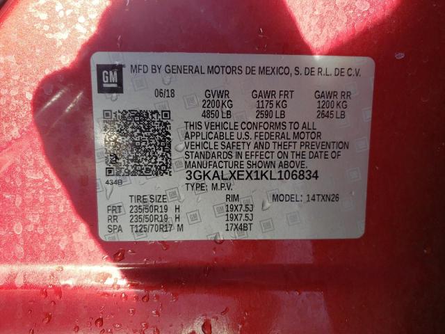 Photo 12 VIN: 3GKALXEX1KL106834 - GMC TERRAIN 