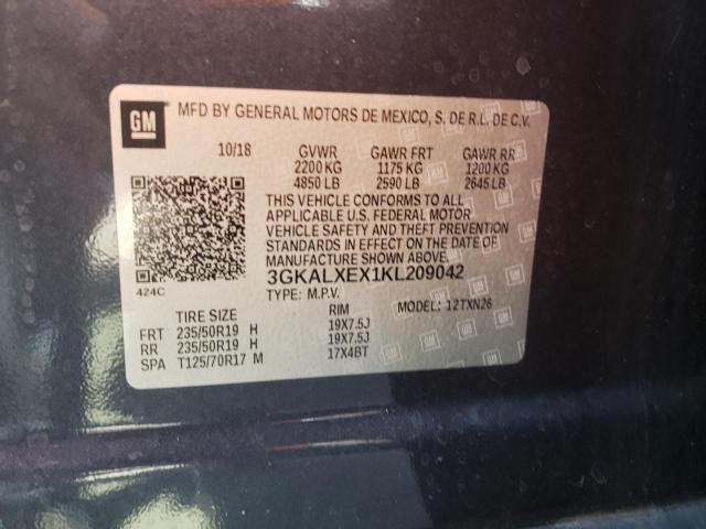 Photo 9 VIN: 3GKALXEX1KL209042 - GMC TERRAIN DE 