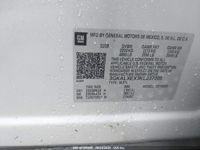 Photo 8 VIN: 3GKALXEX3KL237005 - GMC TERRAIN 