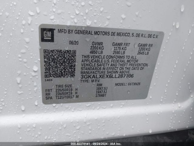 Photo 8 VIN: 3GKALXEX6LL287706 - GMC TERRAIN 