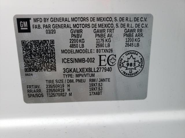 Photo 9 VIN: 3GKALXEX8LL277940 - GMC TERRAIN DE 