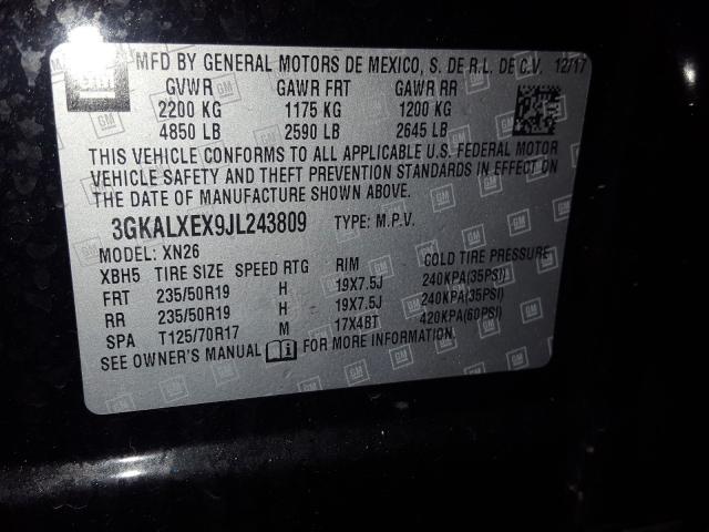 Photo 9 VIN: 3GKALXEX9JL243809 - GMC TERRAIN DE 