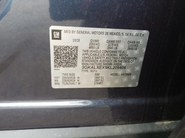 Photo 9 VIN: 3GKALXEX9KL209404 - GMC TERRAIN DE 