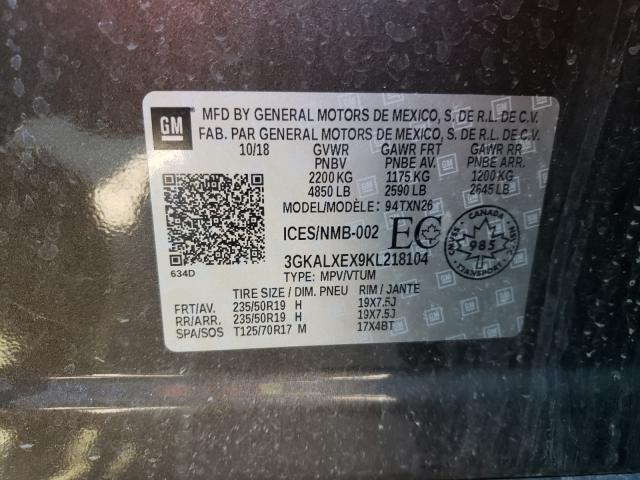 Photo 9 VIN: 3GKALXEX9KL218104 - GMC TERRAIN DE 