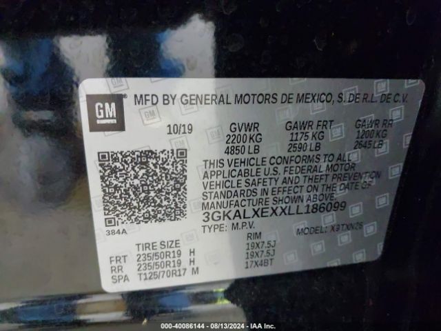 Photo 8 VIN: 3GKALXEXXLL186099 - GMC TERRAIN 