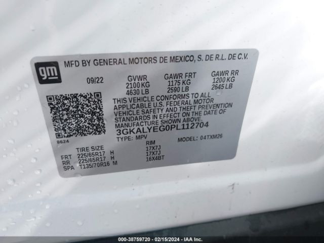 Photo 8 VIN: 3GKALYEG0PL112704 - GMC TERRAIN 