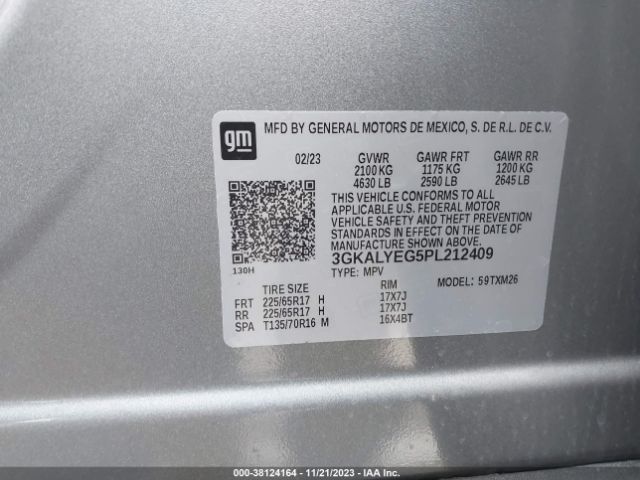 Photo 8 VIN: 3GKALYEG5PL212409 - GMC TERRAIN 