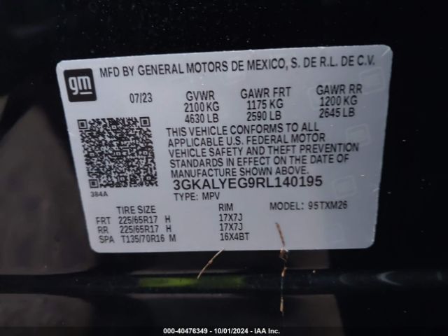 Photo 8 VIN: 3GKALYEG9RL140195 - GMC TERRAIN 