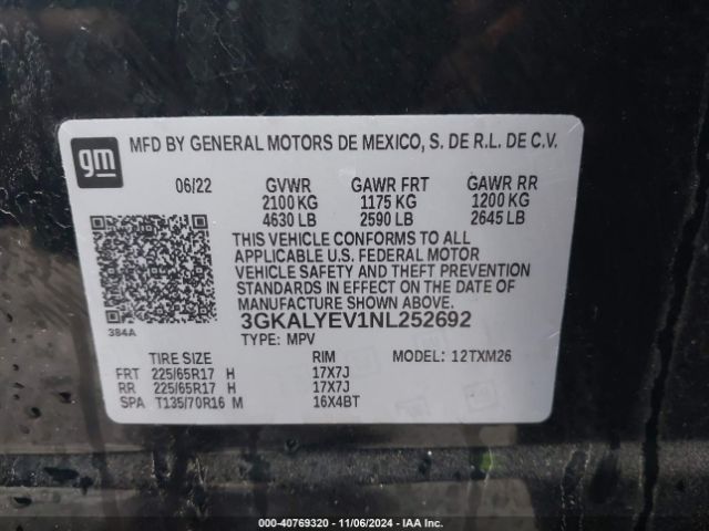 Photo 8 VIN: 3GKALYEV1NL252692 - GMC TERRAIN 