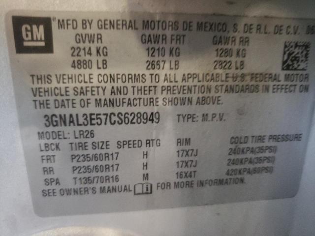 Photo 12 VIN: 3GNAL3E57CS628949 - CHEVROLET CAPTIVA 