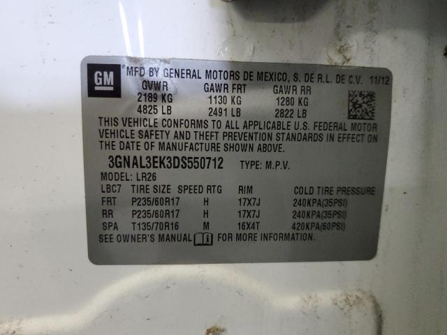 Photo 11 VIN: 3GNAL3EK3DS550712 - CHEVROLET CAPTIVA LT 