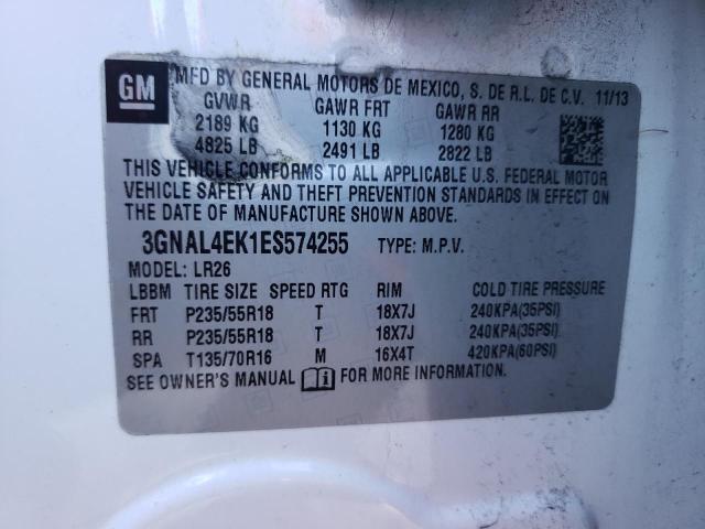 Photo 12 VIN: 3GNAL4EK1ES574255 - CHEVROLET CAPTIVA LT 