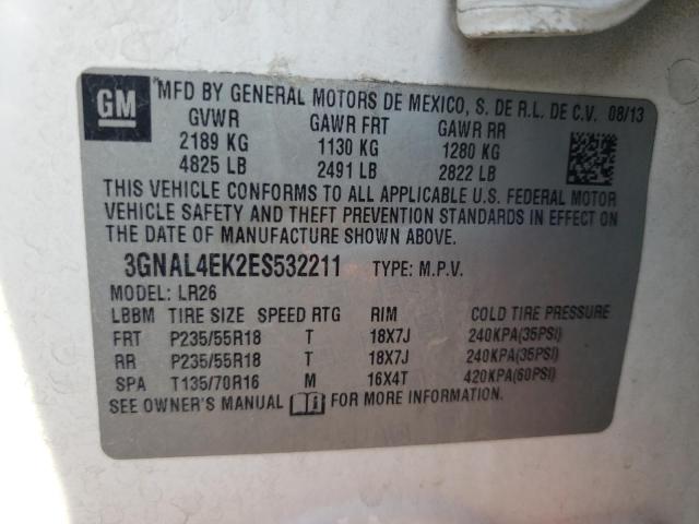 Photo 12 VIN: 3GNAL4EK2ES532211 - CHEVROLET CAPTIVA 