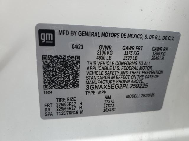 Photo 12 VIN: 3GNAX5EG2PL259225 - CHEVROLET EQUINOX LS 