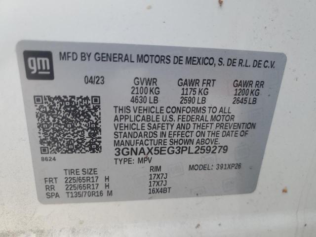 Photo 11 VIN: 3GNAX5EG3PL259279 - CHEVROLET EQUINOX LS 