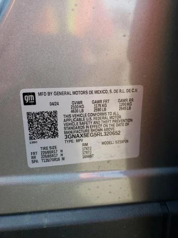 Photo 12 VIN: 3GNAX5EG5RL320652 - CHEVROLET EQUINOX LS 