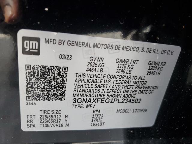 Photo 12 VIN: 3GNAXFEG1PL234502 - CHEVROLET EQUINOX LS 