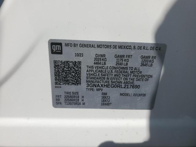 Photo 13 VIN: 3GNAXHEG0RL217690 - CHEVROLET EQUINOX LS 