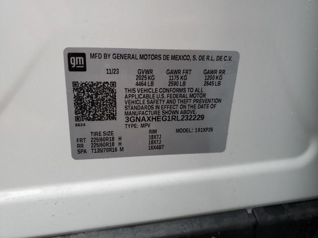 Photo 12 VIN: 3GNAXHEG1RL232229 - CHEVROLET EQUINOX LS 