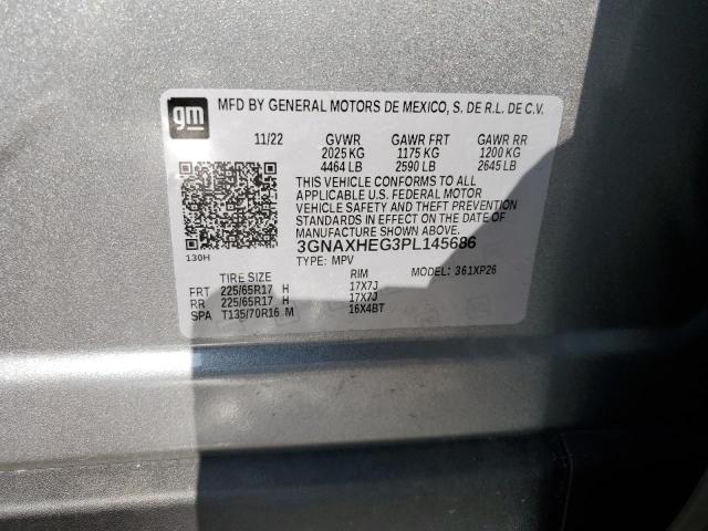 Photo 12 VIN: 3GNAXHEG3PL145686 - CHEVROLET EQUINOX LS 