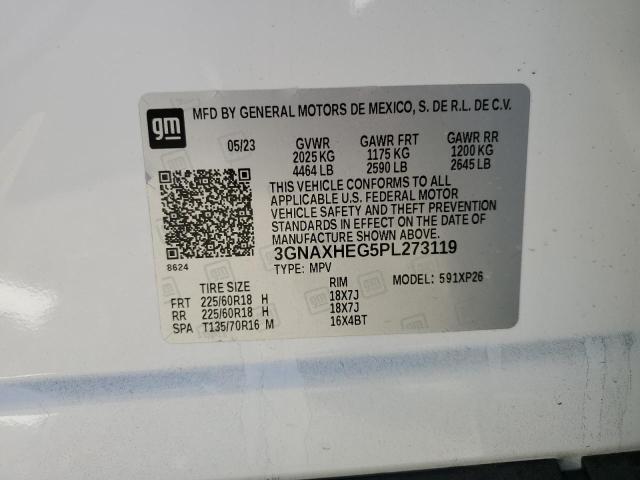 Photo 13 VIN: 3GNAXHEG5PL273119 - CHEVROLET EQUINOX LS 