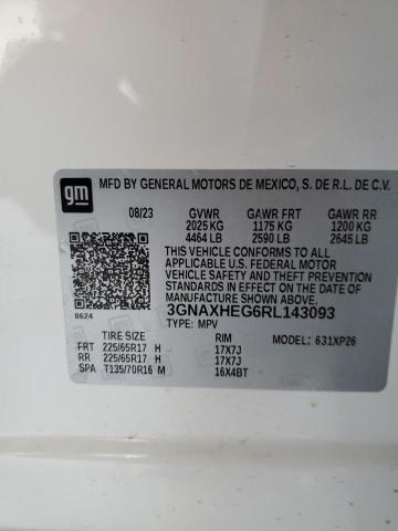 Photo 11 VIN: 3GNAXHEG6RL143093 - CHEVROLET EQUINOX 